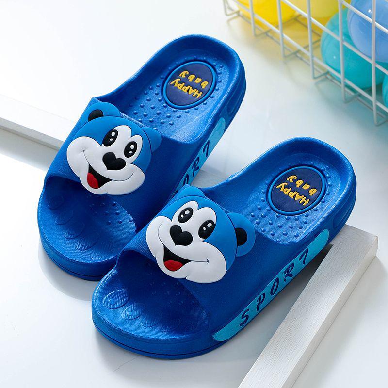 Panda Boys' 2026 Summer Toe Protection Sandals - Soft Sole Casual Beach Shoes for Small and Medium Children