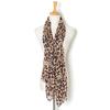 leopard scarf,silky chiffon,warm in winter and cool in summer