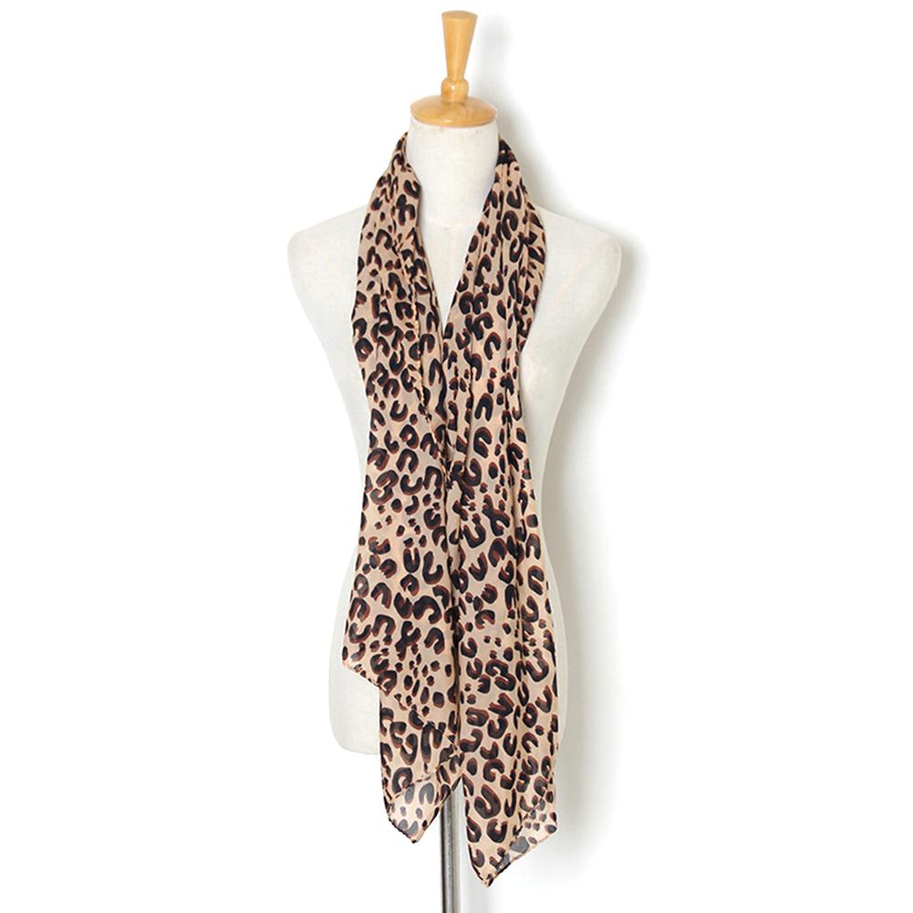 leopard scarf,silky chiffon,warm in winter and cool in summer