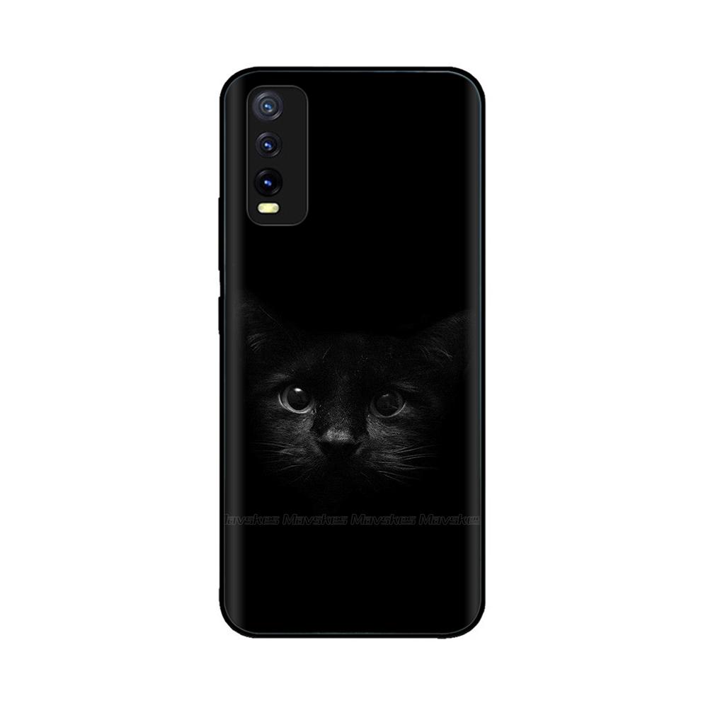 Pro Vivo Y20 Y20i Y20a Y20s Vivo Y11s Y12s Pouzdro na telefon Roztomilý Chránič fotoaparátu Zadní kryt Pro Vivo Y20 2021 V2027 Silikonové Fundas
