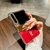 For Huawei Pura X Case Electroplating Hard PC Phone Cover with Ring Holder