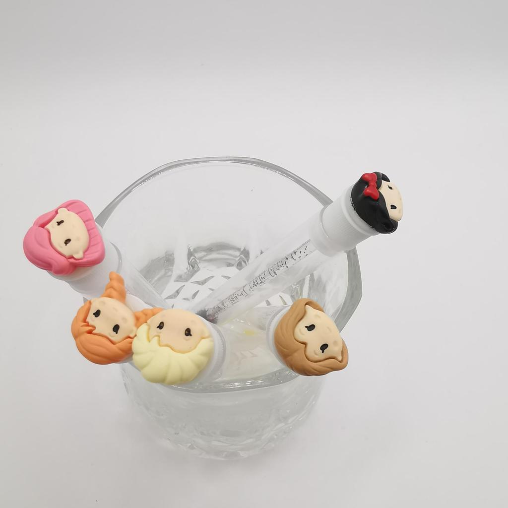 Rotating Cartoon Crystal Eyelash Brush: Portable Makeup Tool