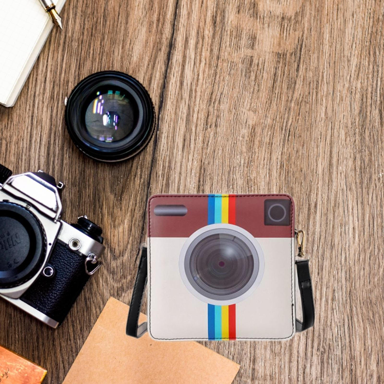 

Женская сумка через плечо в форме камеры, повседневная, с регулируемым ремешком для мероприятий, путешествий