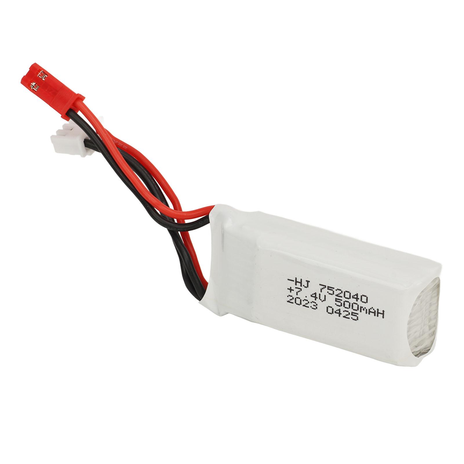 

500mAh Lipo Battery 2S 7.4V 35C Overcharge Protection Lithium Battery for RC Drone Quadcopter