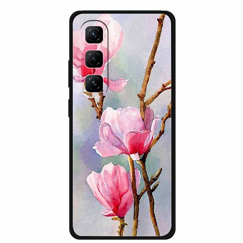 

Для Infinix Для Infinix Hot 60 Pro Мінімалістичний Технологічний Стиль Чорний М який Силіконовий Чохол-Бампер Захисний Ударостійкий Fundas For Hot 60 Pro