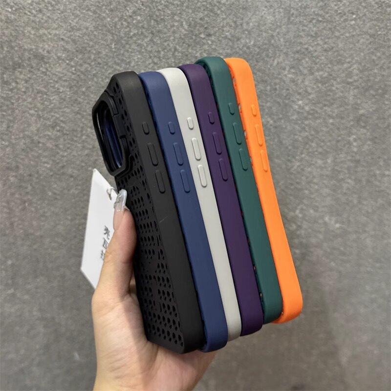 iPhone 17 Pro Max Case: Heat Dissipation Mesh, Lens Stand, Magnetic, Drop-Proof Cover