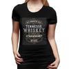 T-shirt da Donna "As Smooth As Tennessee Whiskey" Girocollo Streetwear Magliette da Donna Top Estivi Corti