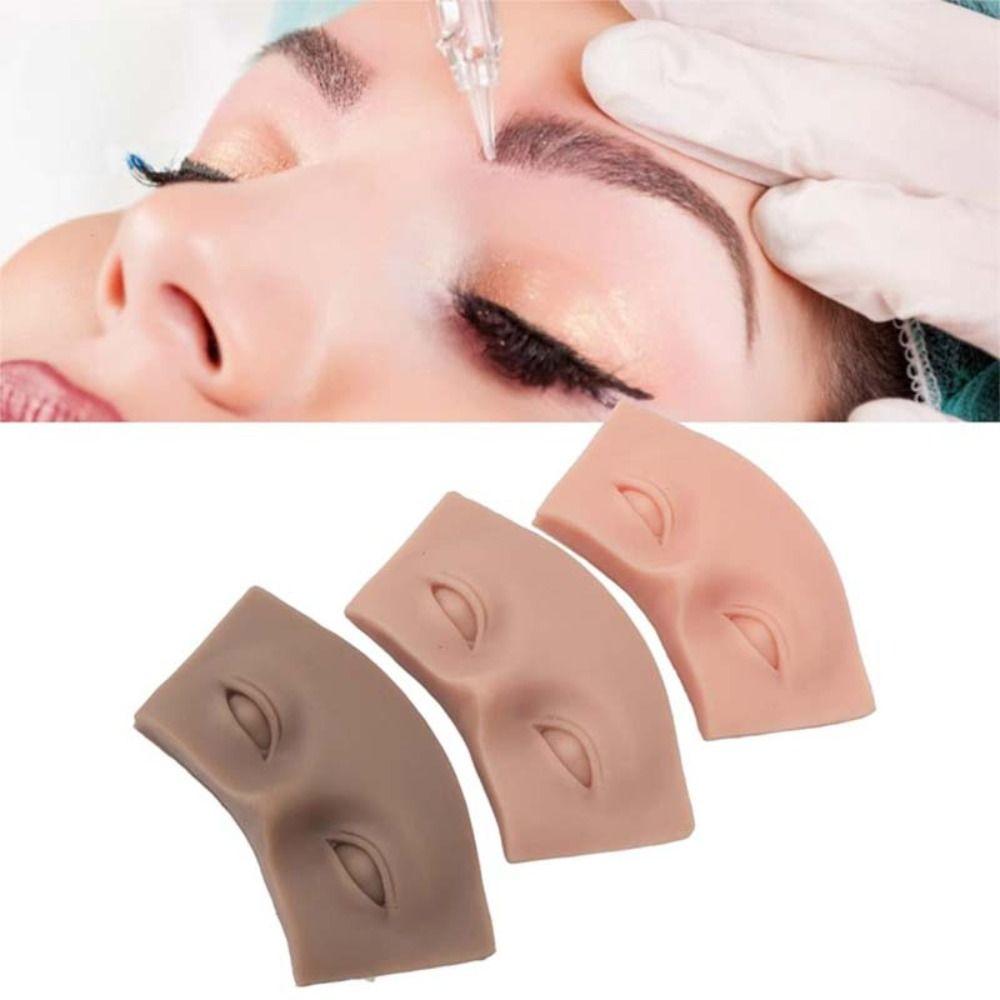 Teaching Tools Eyebrow Tattoo Practice Skin Premium Silicone Practice Pad  for Eye Permanent