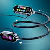 LED Display Neckband Headsets HiFi Sound Noise Reduction Earbuds Bluetooth Earphones  Office