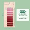 200Sheets Colorful Transparent Fluorescent Index Tabs Pet Sticky Note Page Marker Planner Stickers Office School Supplies