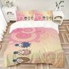 Circular Characters Adventure Printed 3pcs Bedding Set Soft Microfiber 1 Duvet Cover And 2 Pillowcases Home Bedroom Decor Xmas Gift K1850