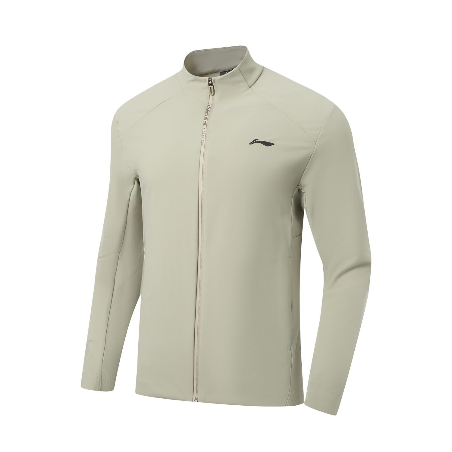 Li-Ning Серия Фитнес Стойка Воротник Логотип Буквы Вышивка Повседневная Куртка Мужские куртки AFDWE73-4 S