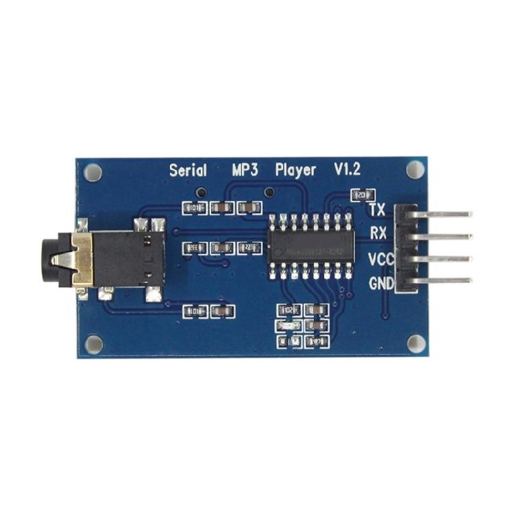 Industrial YX5300 UART TTL Control MP3 Music Player Module 9600bps Voice Announcement Module for Commercial