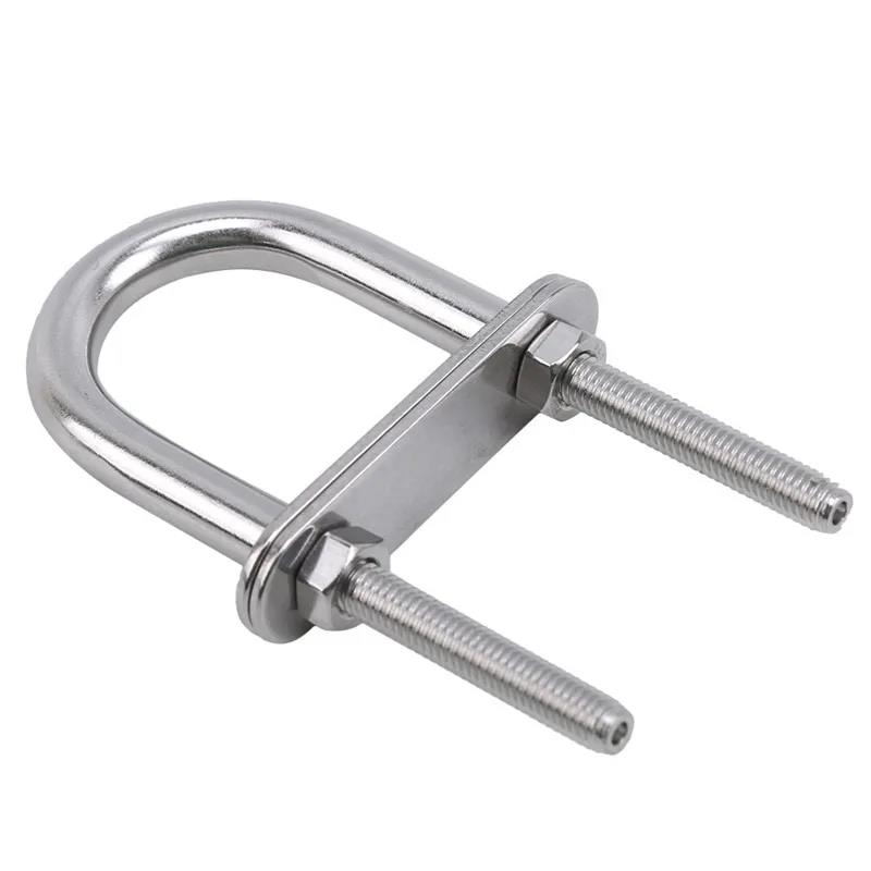 New Bow Stern Eye U-Bolt Stainless Steel Marine Bolt Rope Rigging Replace Rowboats Accessories U