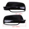 Gloss Black Car Side Wing Mirror Cover Caps Shell Case Housing Replacement Accessories for VW Golf 4 MK4 IV Bora Passat B5 Jetat