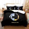 New Hip Hop Daft Punk Bedding Set Cartoon Anime Three-piece Set Adult Kid Bedroom Duvetcover Sets 3D Kawaii Roupa De Cama Casal
