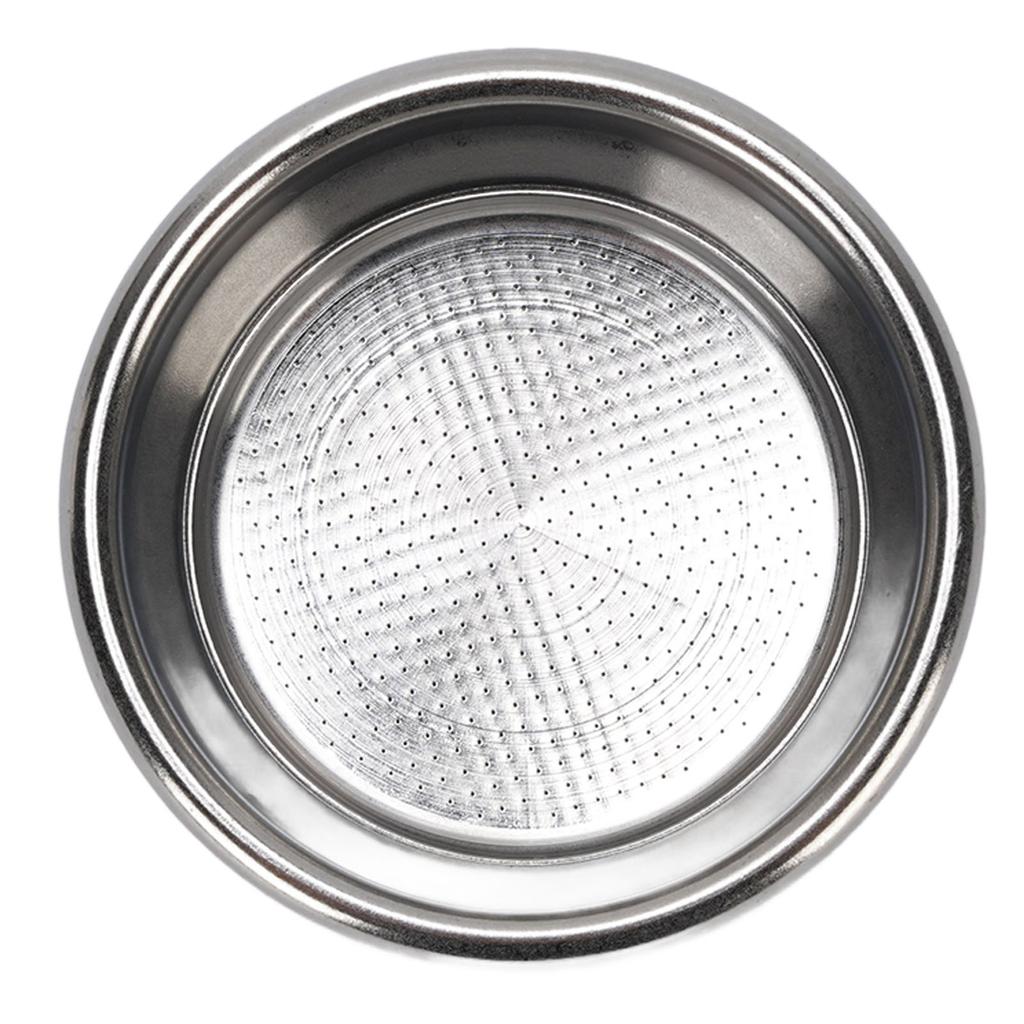 Náhradní košíček na filtr 54 mm s kulatým nerezovým sítkem na puk a papírovými filtry do kávovaru
