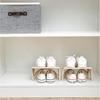 Plastic Double Layer Save Space Economy Shoe Storage Shelf Shoe Rack Storage Tool For Home Use