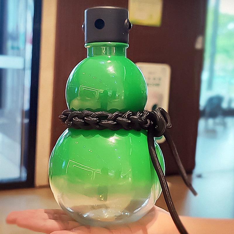 Gourd Sports Travel Water Bottle for Gym,Chinese Retro Inspired, 900ml Durable Gourd Style Bottles
