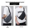 Men's Crossbody Bag: Stylish Cross-Border Single Shoulder Bag for Outdoor Sports, Cycling, Casual Travel, and Commute - High-End Chest Bag.