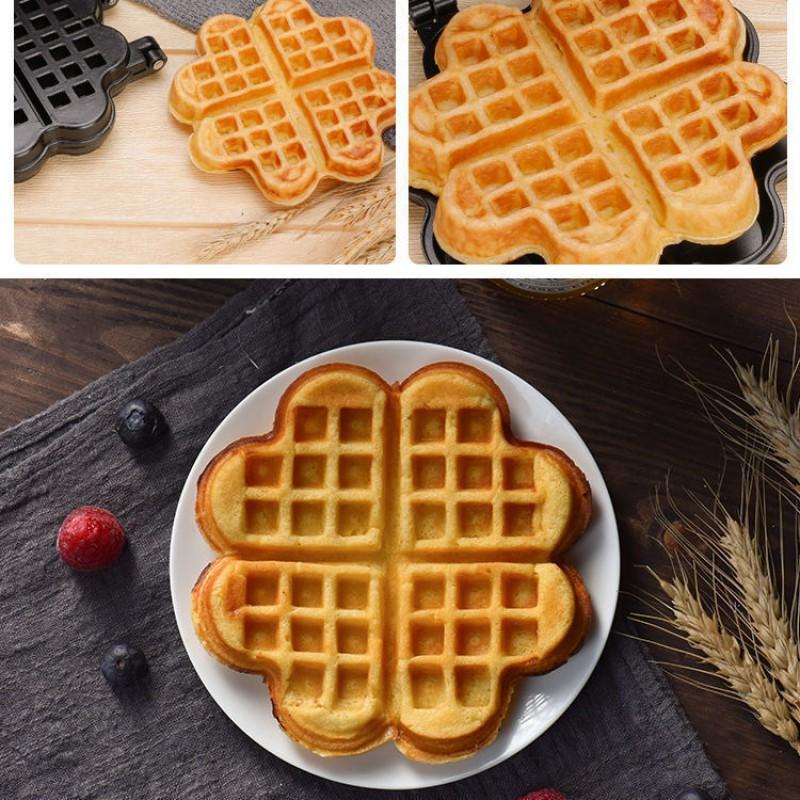 Double-sided Waffle Maker Pan Non-stick Aluminum Griddle Home Kitchen
