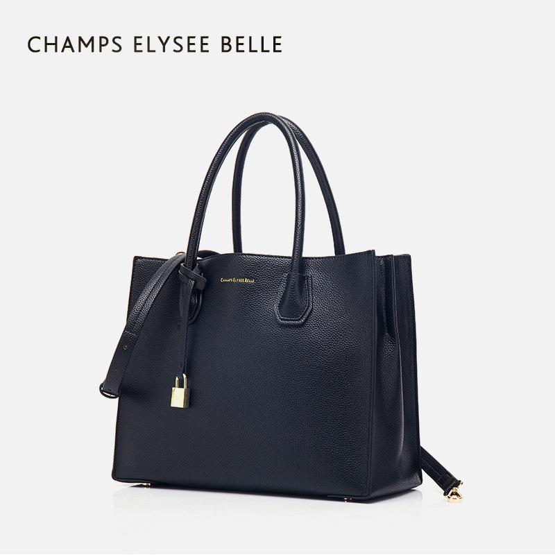 Tote Handbag Women's New Versatile One Shoulder Killer Bag Large Capacity Handbag A4 Official Document Women's Diagonal Cross Bag