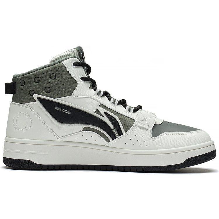 Li Ning Mountain Plain Textile, Synthetic Leather Slip Resistant, Abrasion Resistant, Lightweight High top AGCS241-2