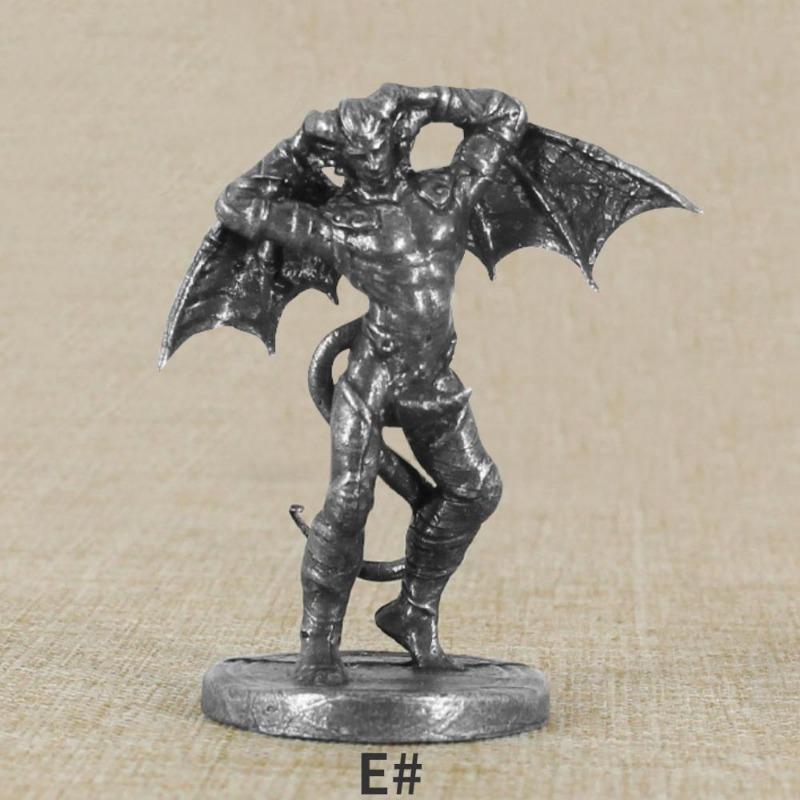 Pure Copper Comet Apostle Star Warrior Soldier Miniatures Figurines Model Car Decorations Ornaments Gifts for Men