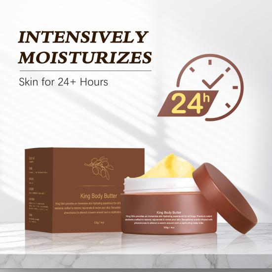 120G Men Moisturizer Hydrating Smoothing Nourishing Moisturizing Long Lasting Fragrance Portable Travel Skin Care Body Butter
