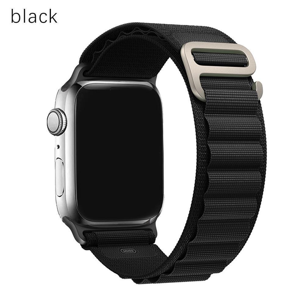 Alpine Loop Band for Apple Watch Ultra 2/Ultra 49mm 45mm 41mm 44mm 40mm 42mm Sport Nylon Outdool Breathable Strap for iWatch Series 9 8 7 SE 6 5 4 3