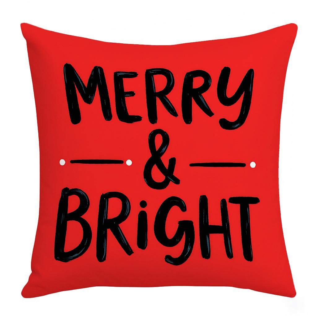 New Santa Claus/Snowman Element Pillow Print Festive Festive Warm Decorative Sofa Lumbar Cushion Pillow