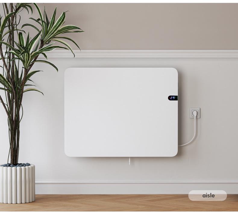 Wall-Mounted Instant Convection Heater, 110V Electric Model, US & Japan Standard, for Home Use.