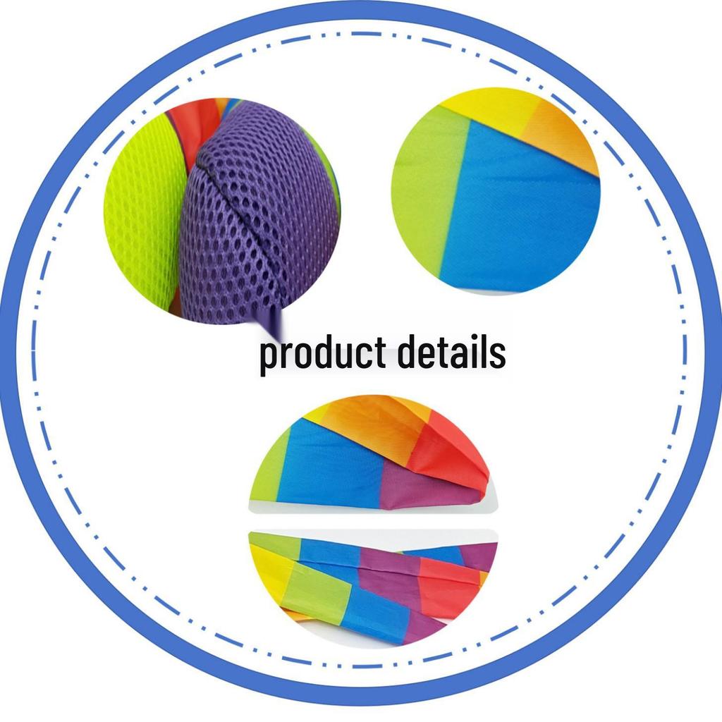 Soft Tail Rainbow Meteor Ball: Interactive Throwing Toy for Kids' Outdoor Play and Training