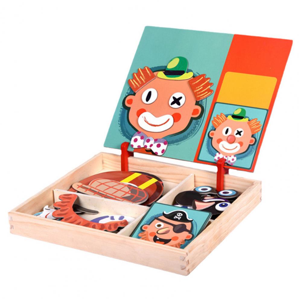 

Magnetic Whiteboard Educational Magnetic Block Game Board Game For Logic Thinking Training With Facial Feature Vehicle Themes