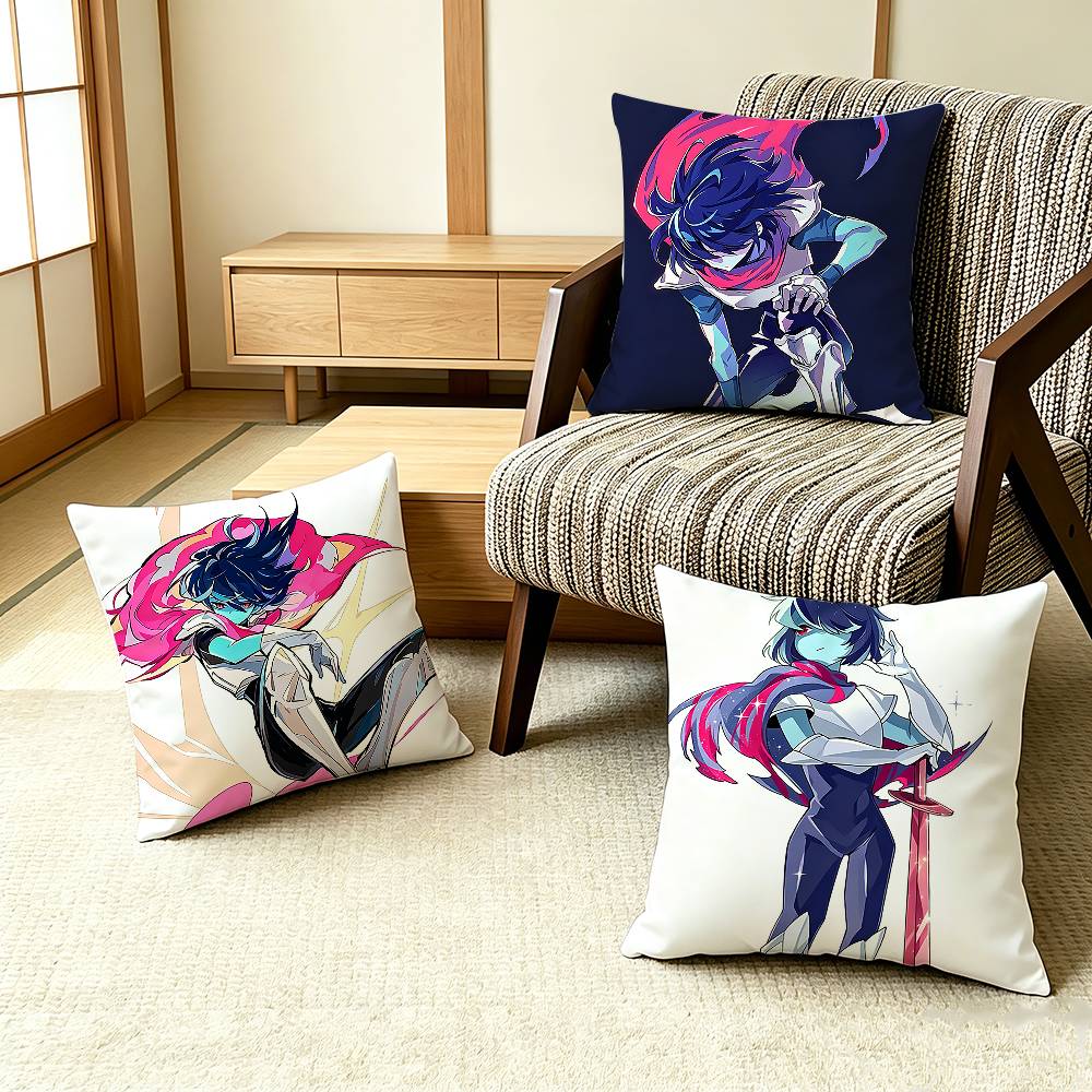 Indie Game KKris Deltarune Pillow Case Pattern Printed Pillowcase For Living Room Sofa Cushion Cover
