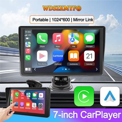 7inch Universal Automotive Car Radio Multimedia Video Player Wireless Apple Carplay Android Auto Touch Screen Bluetooth Rearcam
