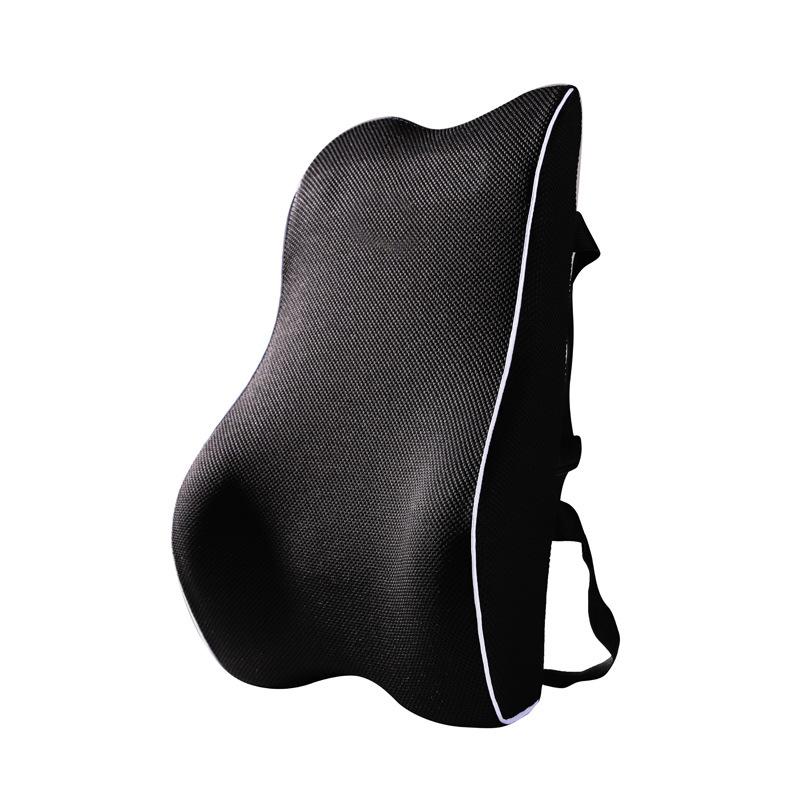 Four Seasons Mesh Lumbar Support Cushion - Slow Rebound Memory Foam Car Backrest