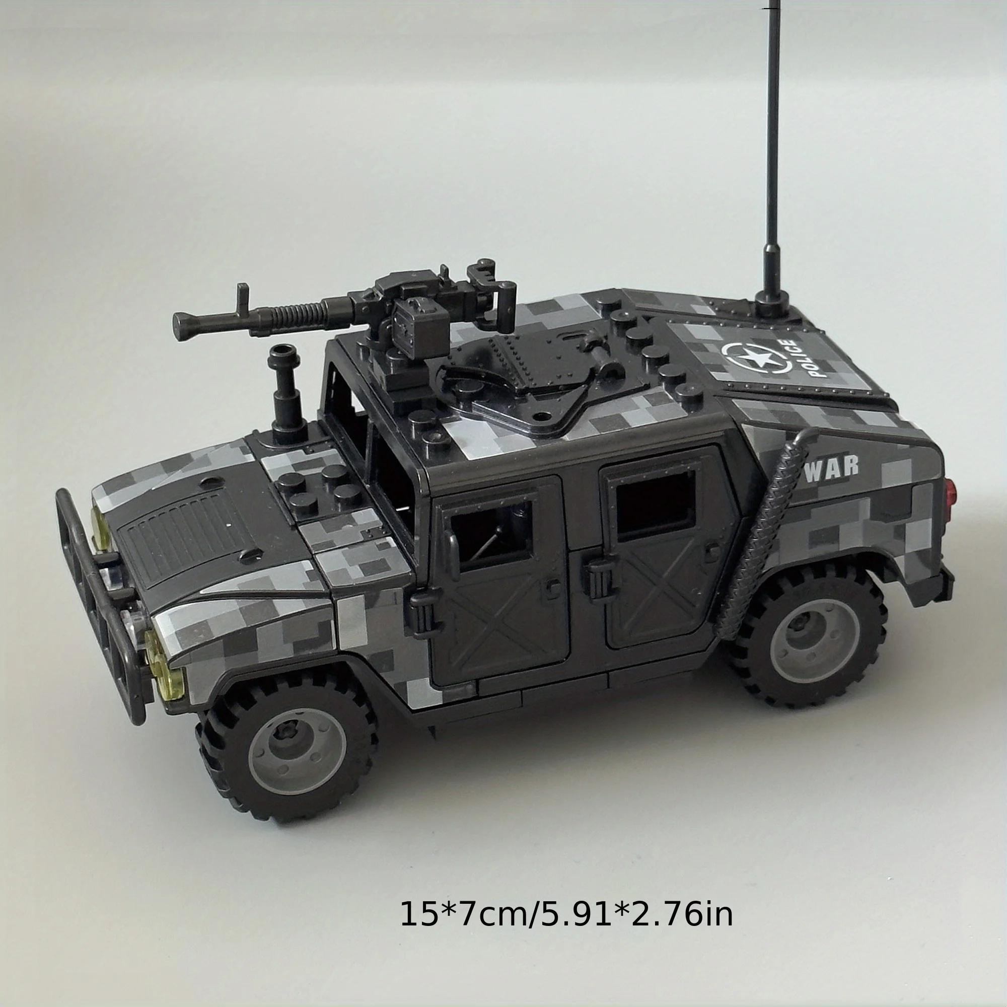 

Черный Hummer 2 Сборная модель-пазл Строительный блок Набор Игрушка Подарок Презент Бронированные машины, Подарок на Хэллоуин/День Благодарения/Рождество