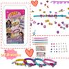 Kids Letter Wristband Beads DIY Craft Set Bracelet Strap Pattern Toy for Girls Creative Gift