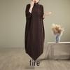 Women's Plus Size High Neck Mid-Length Dress - Fashionable, Slimming, Casual Long Sleeve for Winter and Autumn
