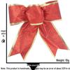 15cm Zwiebelpulver Weihnachtsbaumgirlande mit kleinen Schleifendekorationen