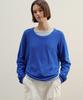 Annies Scoop U-Neck Knit (Blue)