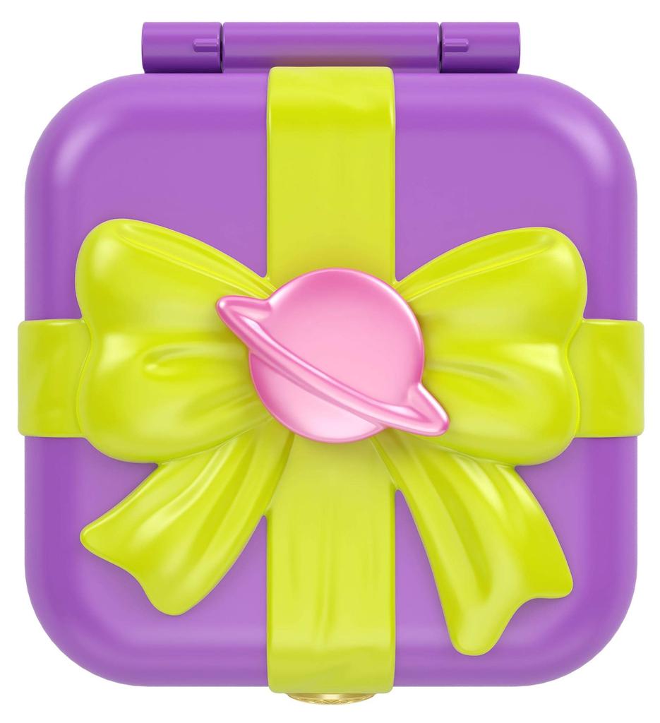 Polly Pocket Hidden Hideout Moonrocking Adventure Compact: 3 Hidden Hideouts, 2 Stashes, 3 Accessories, 1 Mini Shani Doll, Sticker Sheet