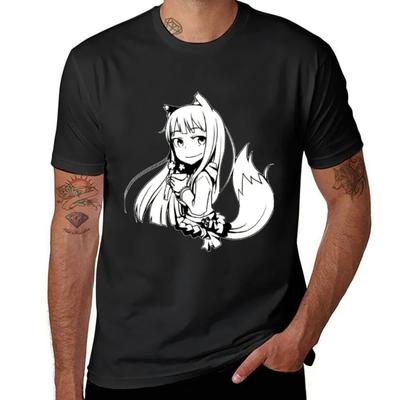Horo Spice and Wolf T-shirt Quick-drying Summer Clothes Funny T Shirts for Men