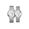 Quarz-Uhr Edelstahlarmband 40mm 35mm Silbernes Zifferblatt 50M Wasserdicht Unisex-Uhren K3M22126/K3M21126