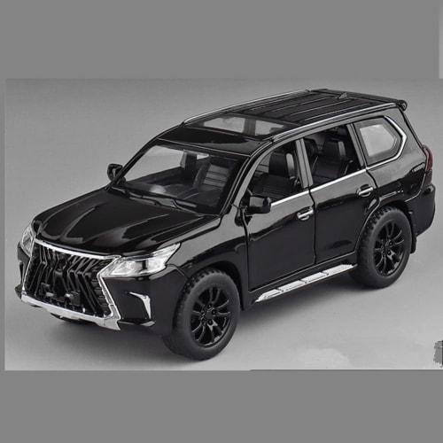 1/32 Scale Diecast Alloy Car with Sound & Light Pullback for Lexus (LX570 SUV) - Toy Gift