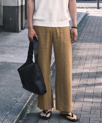 STCO Diems Linen Comfort Pants_Beige (Wide Fit)_Dpaxb62Wsd