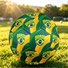 Brazil Football Printed Size 5 Soccer Ball Wear Resistant Standard Adult Training Football Fan Gift for Indoor Outdoor Match Sports