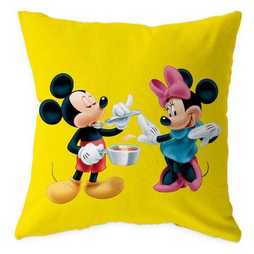 Federa per Cuscino Cartone Animato Disney Federa per Cuscino da Abbraccio Copricuscino Mickey Minnie Cuscino per Divano Cuscino per Scuola Materna Regalo 40x40cm 45x45cm