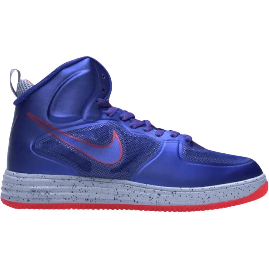 Nike Lunar Force 1 Fuse Game Royal Herren Sneaker Blau Wolfsgrau Sirenenrot 580616-400